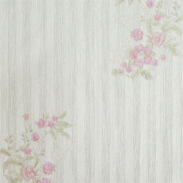 Flower Pvc Wallpaper Decoration